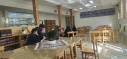 بازدید معاون پژوهش و اعضای هیئت علمی مدرسه عالی و دانشگاه شهید مطهری از کتابخانه واحد خواهران مشهد