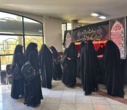 برپایی ایستگاه صلواتی دهه فاطمیه در دانشگاه شهید مطهری واحد خواهران مشهد