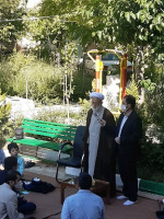 اقامه نماز عید فطر به امامت حضرت آیت‌الله امامی کاشانی